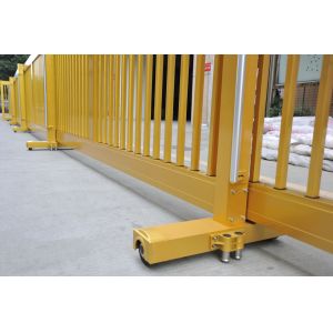 Cheap Motorised Automatic Aluminium Telescopic Sliding Gate For Factory Entrance With Wireless Remote wholesale