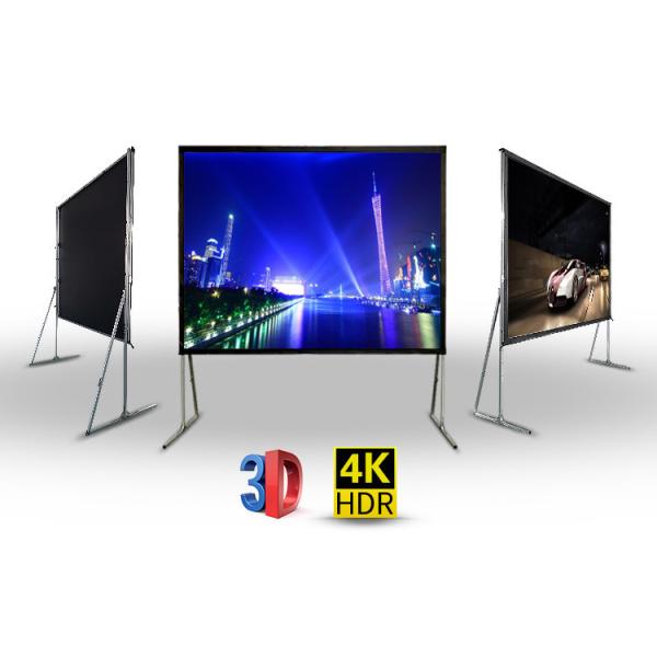 Portable PVC Projector Screen Front Rear 16:9 For Large Stage