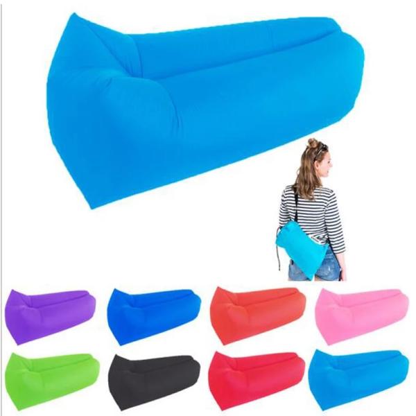 Hot Sale Sleeping Bag Waterproof Inflatable Bag Lazy Sofa Camping Sleeping bags Air Bed Adult Beach Lounge Chair Fast Folding