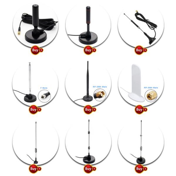 7DBI Omni 4G Magnetic Base Antenna 698MHz SMA Male RG58 Cable