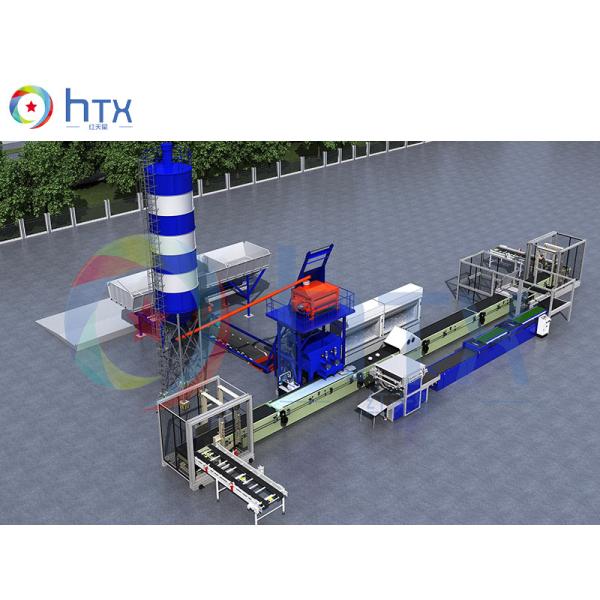 Mixture Vibration Indoor Wall And Floor Concrete Artificial Stone Production Line