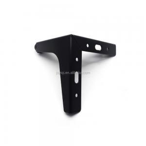 Cheap Black Replacement Furniture Parts 4.5 Inch Adjustable Metal Table Legs wholesale