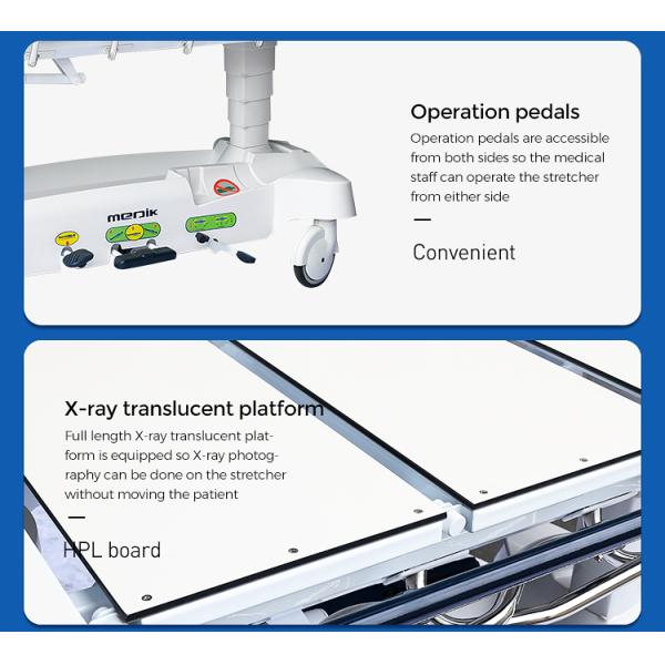 Clinic Patient Transport Trolley Patient Transfer Stretcher X-ray Radio Platform