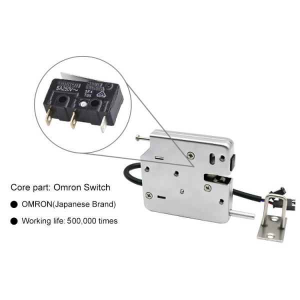 Electric DC 12V Logistics Cabinet Magnetic Locks with Omron Switch