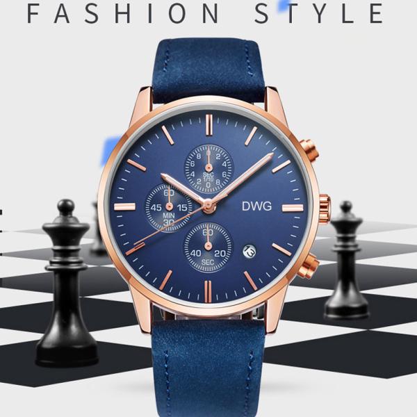 Japan Quartz Movement Men's Business Casual Watches Water Resist 3 ATM