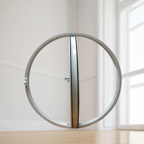 Moon Aluminum Round Windows 4mm 5mm 6mm Double Tempered Glass Round Aluminum Windows