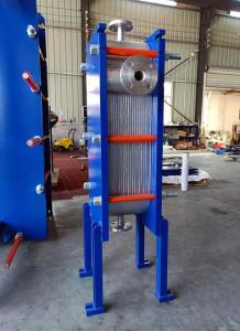 Cheap Fully Welded Plate Heat Exchanger Model GFW60 For Silicone Oil Heating wholesale
