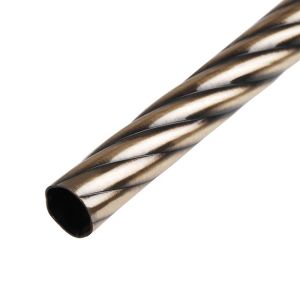 Cheap 25mm 28mm 35mm Metal Twisted Iron Pipe Curtain Pole wholesale