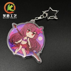Manufacture Custom Transparent Shape Epoxy Resin Glitter Sparkle Acrylic Charms