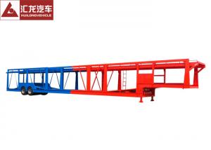 Cheap Rear Ladder Car Transporter Trailer Customized Design 16100x3000x4000mm Overall Skeletal Structure wholesale