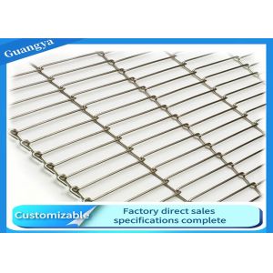 Argon Knuckled Stainless Steel Belt Conveyor For Transmission