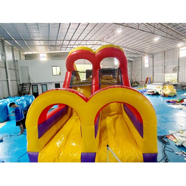Pvc Tarpaulin Inflatable Obstacle Courses Outdoor Backyard Fun Run Sport For Toddler