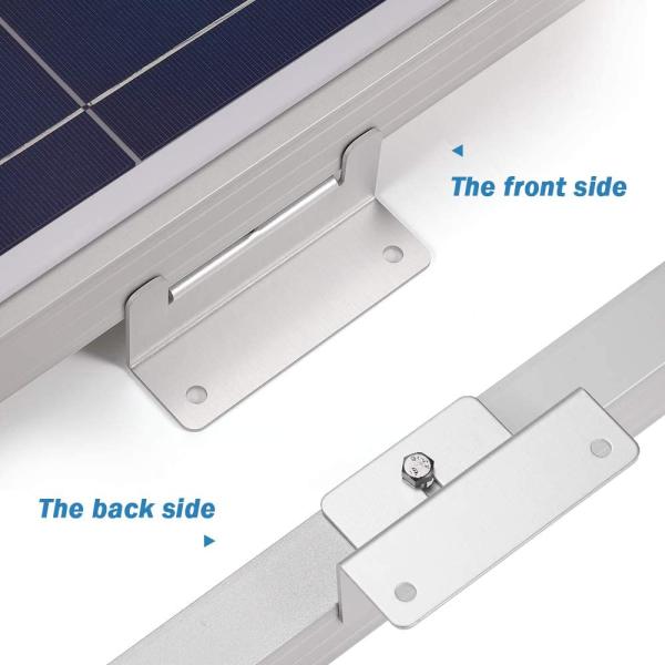 Triangle Bracket Solar Panel Mounting Z Brackets for RV Boat Roof Off-Grid Installation
