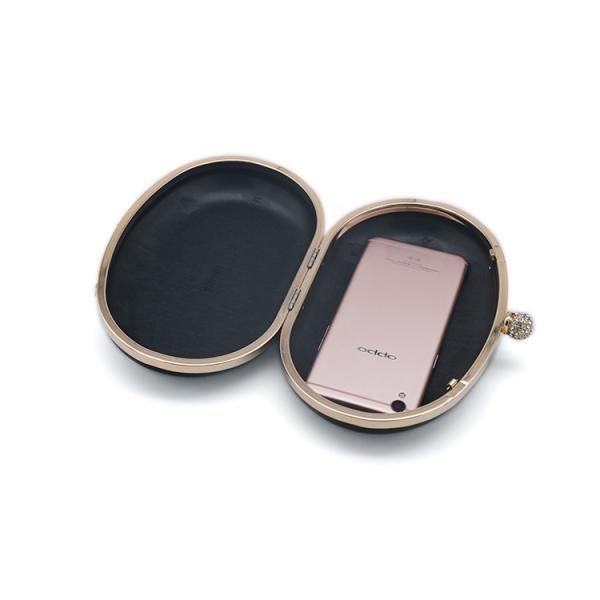 200*134mm Oval Clamshell Clutch Bag Frame For Suitcases