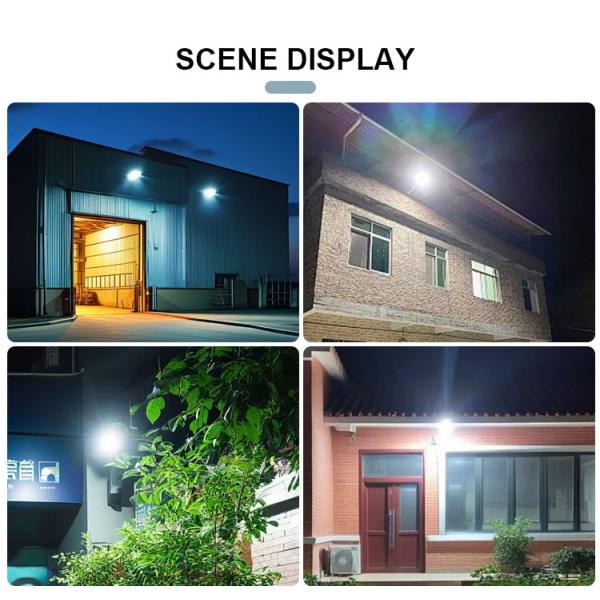 Solar Flood Light, LED Outdoor Light, Waterproof Motion Sensor Light, Durable Aluminum, Energy-Efficient Lighting, Garden Light, Parking Lot Light,