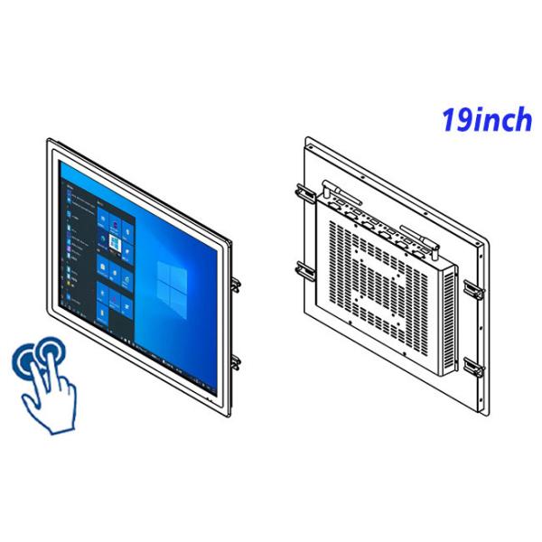 19-Inch Panel-Mount Windows Touch Screen for Medical Diagnostics and Access Control Systems