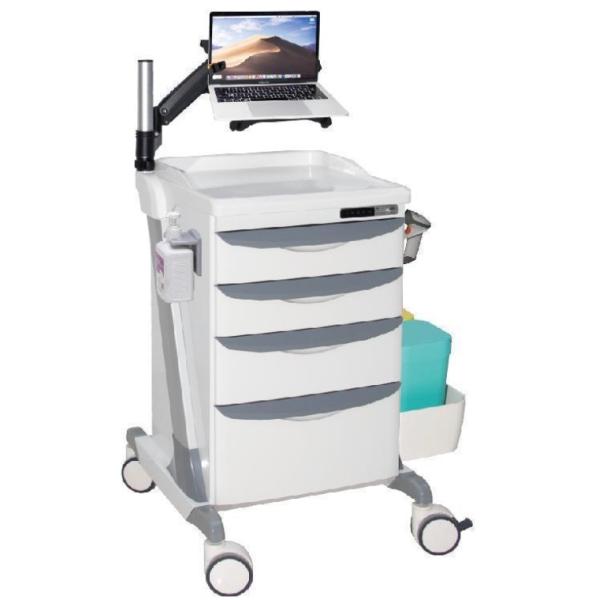 Oem Stainless Steel ABS Nusring Medical Trolley Cart Instrument For Anaesthetic
