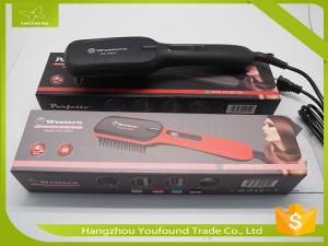 Cheap LT-100A New Style Hair Beauty Electric PTC Heater Hair Straightener Brush wholesale