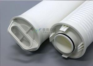China OD 165mm High Filtration Area 40'' 0.5/1/5/10 Micron RO Water Filter Pleated For Industrial Filtration on sale