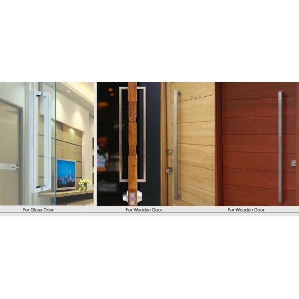 square tub W-DH601 back to back SUS304 Stainless Steel entry door handles set glass door handle wooden door handles