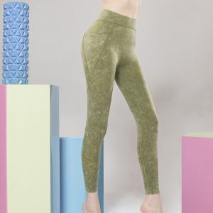 Women Seamless High Waist Band Leggings For Yoga