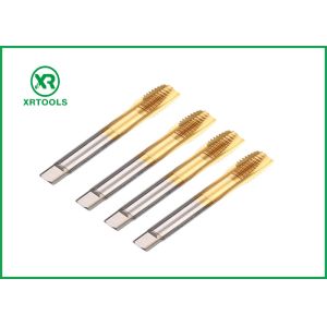 China Blind Hole HSS Metric Taps M35 Material With 60 Degree Thread Angle Laser Printing on sale