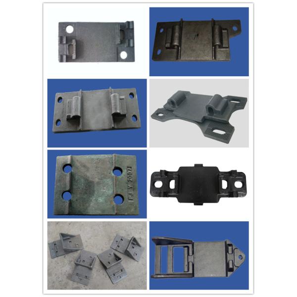 Strength Carbon steel Plain Railroad Tie Plate For Railway Fasteners