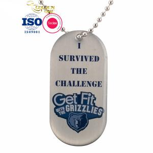 Cheap Street Custom Dog Tag Necklace , Cool Air Personalised Dog Collar Tags wholesale