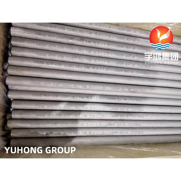 Duplex Stainless Steel Tube ASTM A789 UNS S31803 Gas Oil Heat Exchangers Boiler