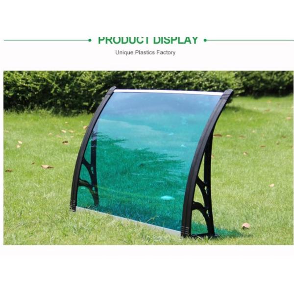 Quality Wear Resistant Polycarbonate Door Awnings Resisting High Temperature for sale