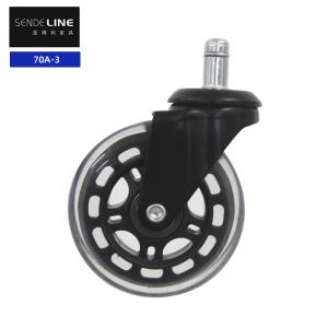 Cheap Metal Office Chair Wheel Replacement 75mm Medical Swivel Chair Wheel Replacement wholesale