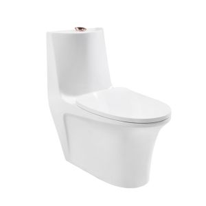 Cheap 0.85GPF Elongated One Piece Toilets Seat Included Single Flush wholesale
