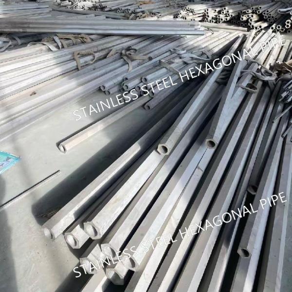 4-6m Length Stainless Steel Hex Pipe Tube / Stainless Steel Hollow Bars