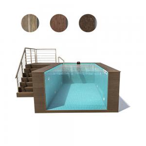 Cheap Backyard Prefab Swimming Pool with Above Ground Endless Infinity Design and Air Pump wholesale