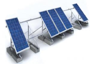 China 1.4KN/M2 Solar Panel Roof Mounting Systems Customized Color Aluminum Stainless Steel Structure on sale