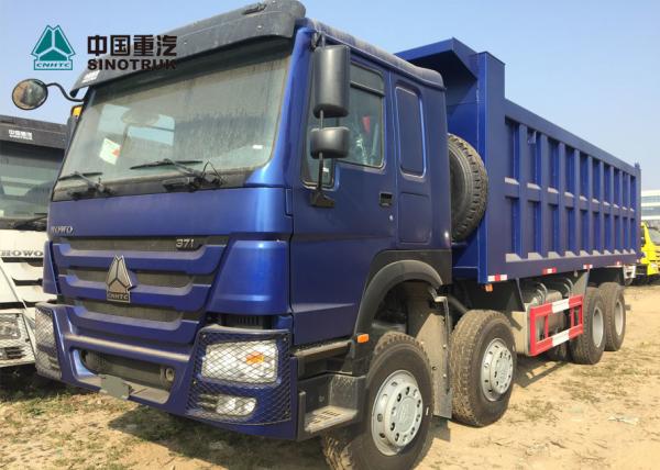 Quality Euro 2 371HP Heavy Load Truck 8x4 12 Tyre Front Lifting HOWO Tipper Truck for sale