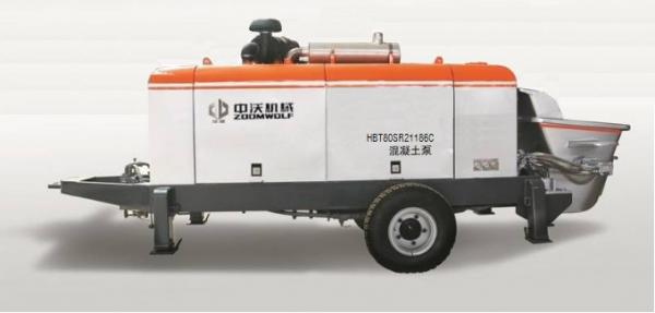 Quality Reliable Long Distance Concrete Pumping Twin Pump Twin Circuit Open System for sale
