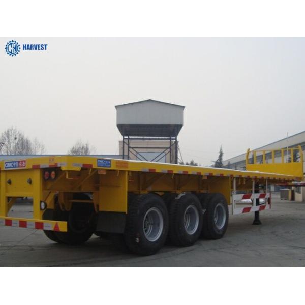 Max Payload 45Ton 4 Axle 40ft Transport Flat Bed Heavy Duty Semi Trailer