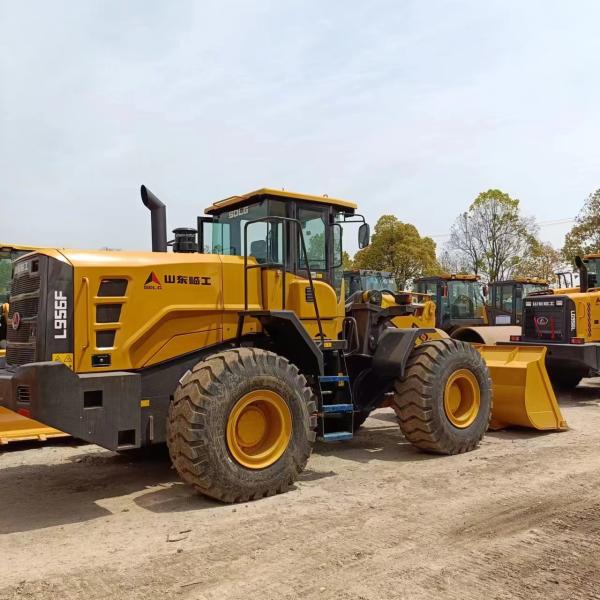 SDLG 956F 5 Ton Used Wheel Loaders Rubber Tyred Medium Internal Combustion Loader