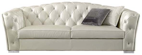 CE SGS Chesterfield Luxury Living Room Furniture Antique Leather Sofa Set