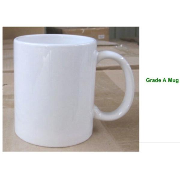 Grade A 11oz White Ceramic Sublimation Mug