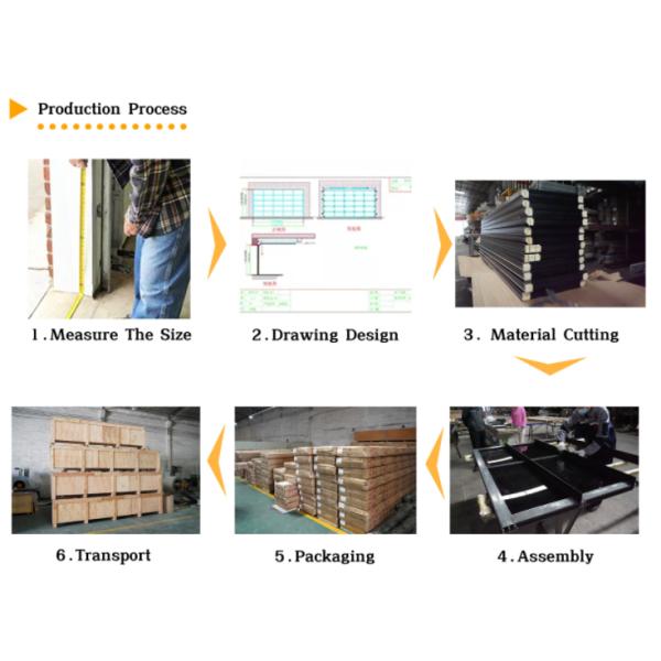 Wind Resistance Insulated Glass Garage Doors , Aluminum modern security sectional automatic