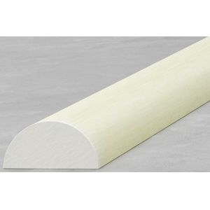 China Half Round Semicircle Pultruded Fiberglass Rod Stock Chemical Resistance on sale