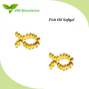 Cheap Light Yellow Softgels Capsules 1000mg / 800mg Fish Oil Softgel wholesale