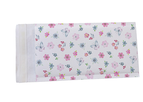 No Plastic White Corrugated Kraft Paper Padded Envelopes Eco Friendly