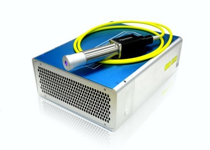 23 VAC 50W Fiber Laser Source , Fiber Optic Light Source Air Cooling Pulse Working Mode