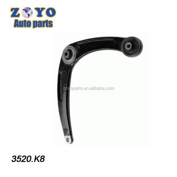 Nature Rubber Bushing Lower Forged Control Arm for Peugeot 307 3A/C 2008 Edition