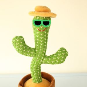 Cheap Luminous Dancing And Talking Electric Cactus Plush Toy wholesale