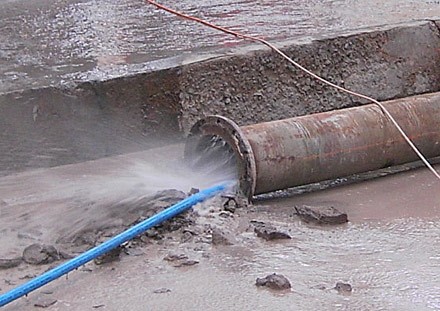 High Pressure Cold Water Jet Blasting Machine 30l/min-110l/min