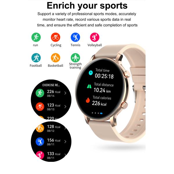 Hot Selling High Quality HW36 Bluetooth Call Smart Watch